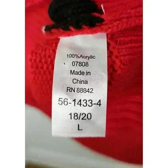 Woman Within Size Large (18-20) Ugly Christmas Sweater Cardigan Dog Presents - Picture 4 of 6